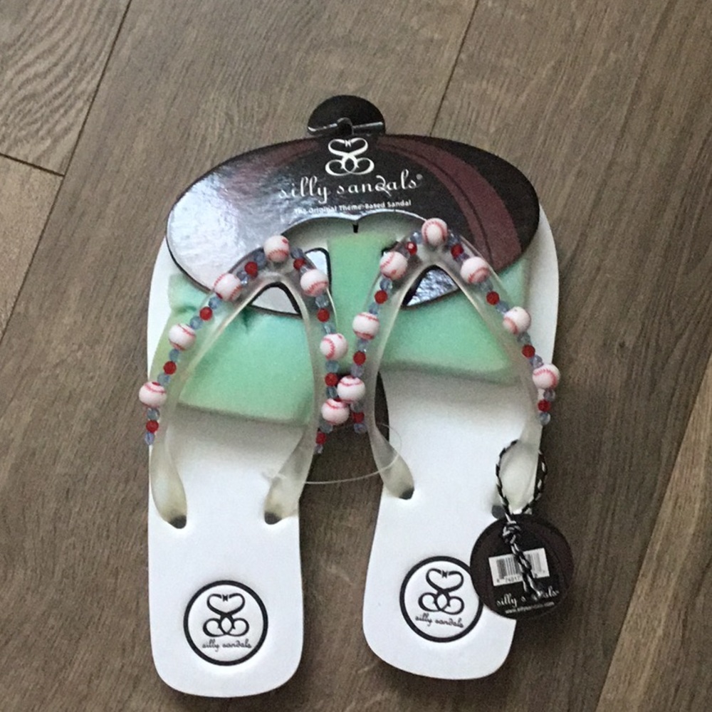 Silly sandals baseball new